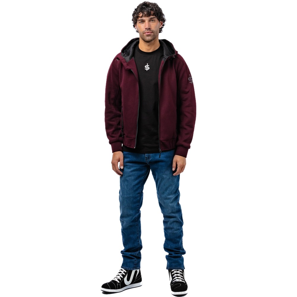 Blade CE Zip Hoodie Port Red