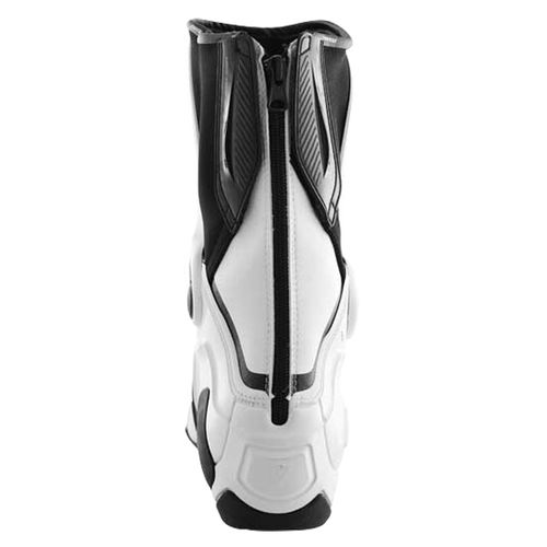 Dainese TRQ-Race Out White Black Motorcycle Boots Heel                                                                                                                                                                                                         