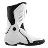 Dainese TRQ-Race Out White Black Motorcycle Boots Outside leg                                                                                                                                                                                                  