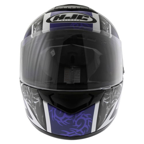 HJC CS-R1 Dagger Blue Helmet Front                                                                                                                                                                                                                             