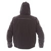 IXS Baltimore Black Waterproof Motorcycle Jacket Back Hood Up                                                                                                                                                                                                  
