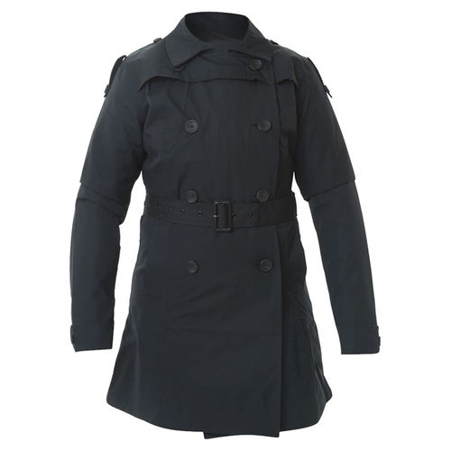 Armadillo Ladies Black Motorcycle Mac Front                                                                                                                                                                                                                    