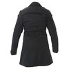 Armadillo Ladies Black Motorcycle Mac Back                                                                                                                                                                                                                     
