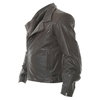 Frank Thomas FTL325 Traditional Brown Leather Motorcycle Jacket Side                                                                                                                                                                                           