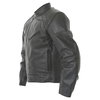 Frank Thomas FTL324 Defender Black Leather Motorcycle Jacket Side                                                                                                                                                                                              
