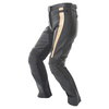 Frank Thomas FTL323 Elegance Ladies Black Gold Leather Motorcycle Jeans Riding crouch                                                                                                                                                                          
