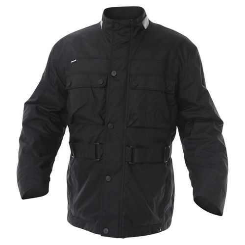 696 CTY001 Copenhagen Mens Black Textile Motorcycle Jacket Front                                                                                                                                                                                               