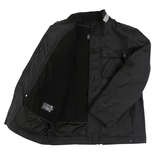 696 CTY001 Copenhagen Mens Black Textile Motorcycle Jacket Inside                                                                                                                                                                                              
