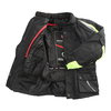 Frank Thomas Krag Kids Black Yellow Textile Motorcycle Jacket Inside                                                                                                                                                                                           