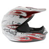HJC CLMX Fang Red Helmet Mc1 Right side                                                                                                                                                                                                                        