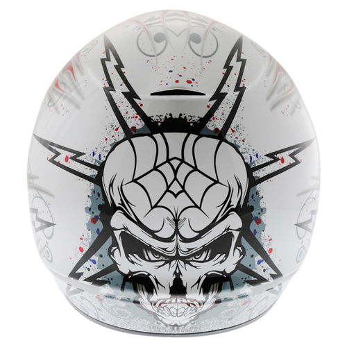 HJC CLMX Fang Red Helmet Mc1 Back                                                                                                                                                                                                                              