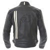 BKS BKS009 London Vintage Black Leather Motorcycle Jacket Back                                                                                                                                                                                                 