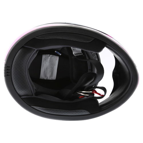 Frank Thomas FF03 Junior Pink Helmet Inside                                                                                                                                                                                                                    