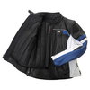 IXS Lara Black White Blue Ladies Leather Motorcycle Jacket Inside                                                                                                                                                                                              