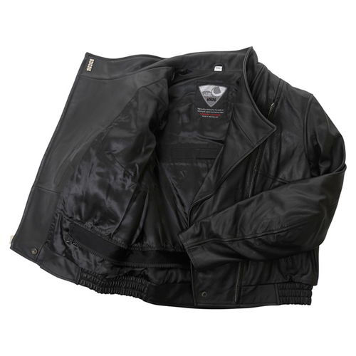 IXS Penta Black Leather Motorcycle Jacket Inside                                                                                                                                                                                                               