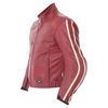 IXS Tecum Red Leather Motorcycle Jacket Side                                                                                                                                                                                                                   