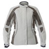 IXS Amalia Ladies Beige Olive Black Textile Motorcycle Jacket Front                                                                                                                                                                                            