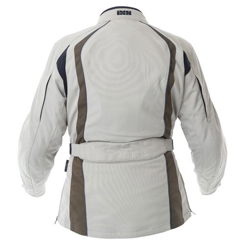 IXS Amalia Ladies Beige Olive Black Textile Motorcycle Jacket Back                                                                                                                                                                                             