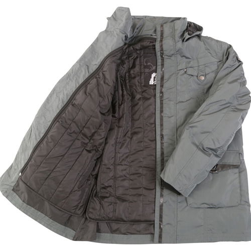 IXS Nebraska Mens Grey Textile Motorcycle Jacket Inside                                                                                                                                                                                                        