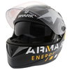 Shark S700S Redding Matt KYW Full Face Motorcycle Helmet Open With Sun Visor                                                                                                                                                                                   