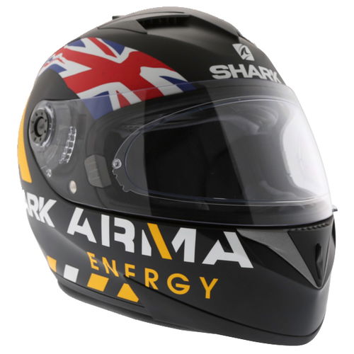 Shark S700S Redding Matt KYW Full Face Motorcycle Helmet Frony Right                                                                                                                                                                                           