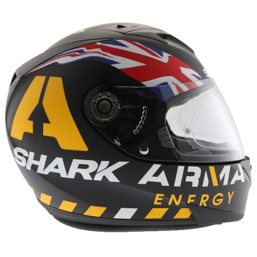 Shark S700S Redding Matt KYW Full Face Motorcycle Helmet Right Side                                                                                                                                                                                            