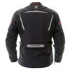 Richa Cyclone GTX Ladies Black Textile Motorcycle Jacket Back                                                                                                                                                                                                  