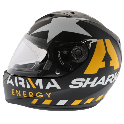 Shark S700S Redding Matt KYW Full Face Motorcycle Helmet Left Side                                                                                                                                                                                             
