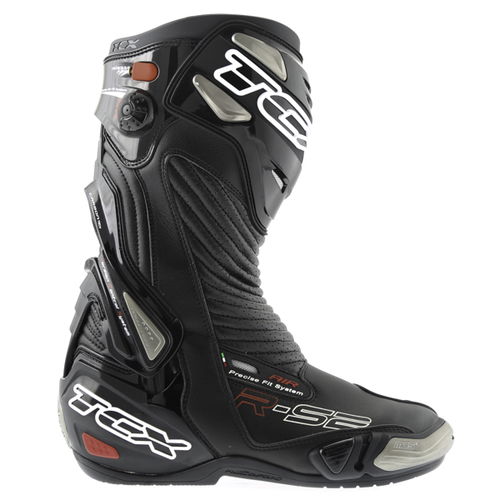 TCX R-S2 Black Motorcycle Boots Outside leg                                                                                                                                                                                                                    