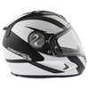 Scorpion Exo 1000 Twister Black White Helmet Right Side                                                                                                                                                                                                        