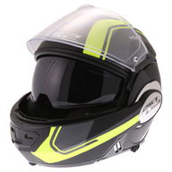 FF399 Valiant Line Helmet Matt Black Hi Vis Yellow