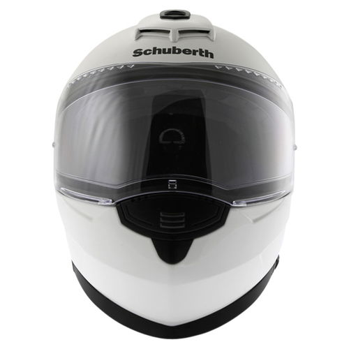 Schuberth S2 White Helmet Front                                                                                                                                                                                                                                