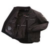 Arlen Ness Lj-9689-An Black Leather Motorcycle Jacket Inside                                                                                                                                                                                                   
