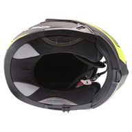 FF399 Valiant Line Helmet Matt Black Hi Vis Yellow