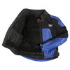 Berik Lj-3204 Blue Black Leather Motorcycle Jacket Inside                                                                                                                                                                                                      