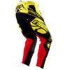 Oneal Hardware Mens Yellow Black Red Motocross Pants Rear                                                                                                                                                                                                      