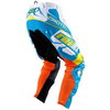 Oneal Hardware Vented Mens White Blue Yellow Motocross Pants Rear                                                                                                                                                                                              