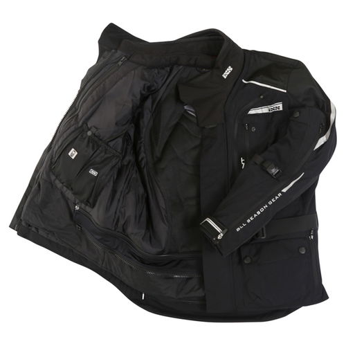 IXS Patrol Mens Black Textile Motorcycle Jacket Inside                                                                                                                                                                                                         