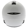 Frank Thomas DV28 Open Face White Open Face Motorcycle Helmet Back                                                                                                                                                                                             