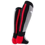 Race Boot Sock Grey Black Red