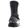 BKS BKB1113 Sports Short Black Motorcycle Boots Front                                                                                                                                                                                                          