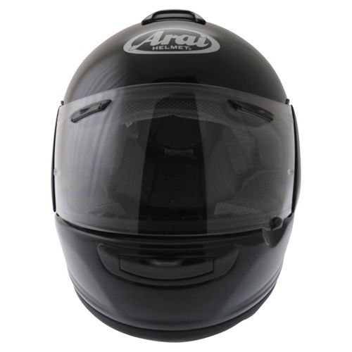 Arai Chaser-V Diamond Black Full Face Motorcycle Helmet Front                                                                                                                                                                                                  