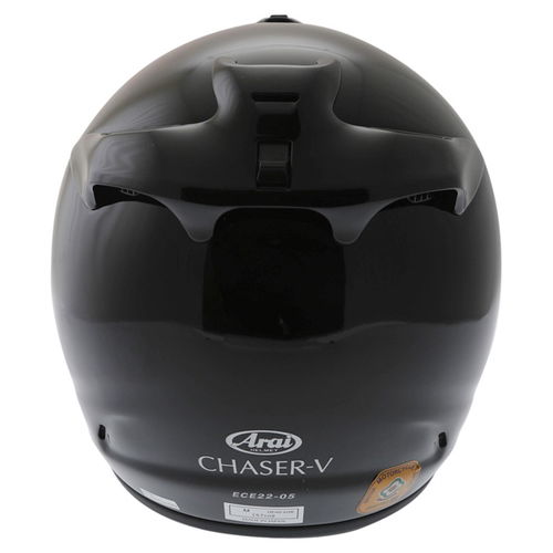 Arai Chaser-V Diamond Black Full Face Motorcycle Helmet Back                                                                                                                                                                                                   