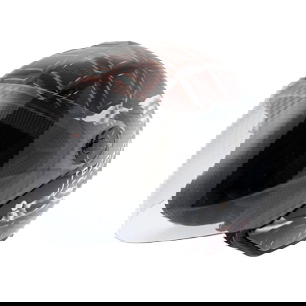 KBC OFS Chocolate Open Face Motorcycle Helmet Front Left                                                                                                                                                                                                       