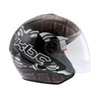 KBC OFS Chocolate Open Face Motorcycle Helmet Right Side                                                                                                                                                                                                       