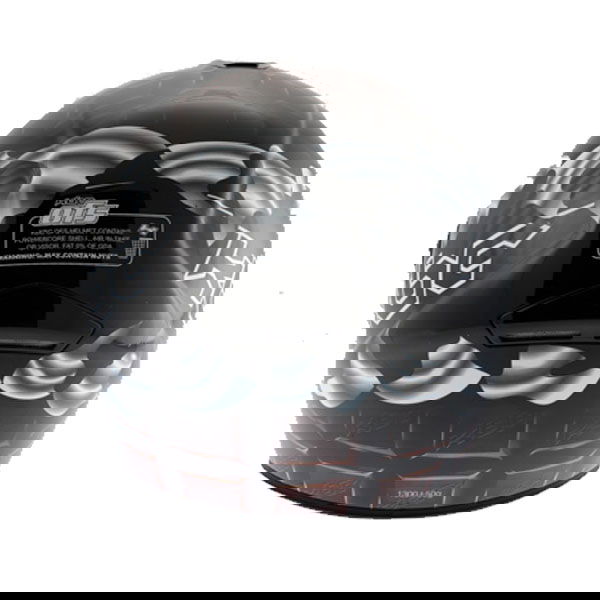 KBC OFS Chocolate Open Face Motorcycle Helmet Back                                                                                                                                                                                                             