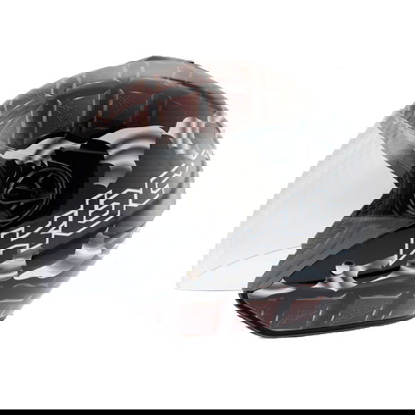 KBC OFS Chocolate Open Face Motorcycle Helmet Left Side                                                                                                                                                                                                        