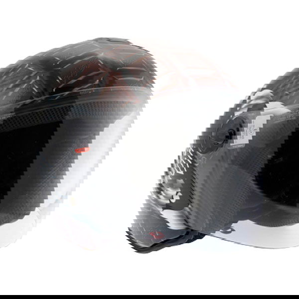 KBC OFS Chocolate Open Face Motorcycle Helmet Front Right                                                                                                                                                                                                      