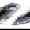 KBC VR4R Star Black Blue Full Face Motorcycle Helmet Front Left                                                                                                                                                                                                