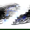 KBC VR4R Star Black Blue Full Face Motorcycle Helmet Open                                                                                                                                                                                                      